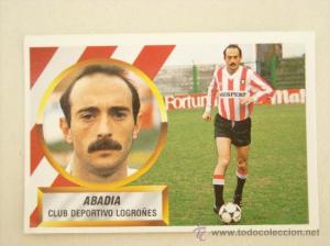 El Tato Abadía. Su bigote y calva le hacen un icono del fútbol de los 80 y 90.