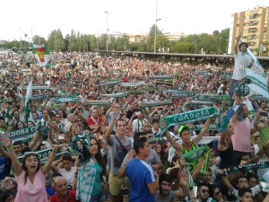 Recibimiento al equipo