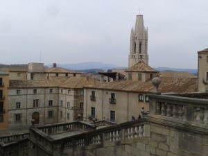 Vista del precioso casco viejo de Girona